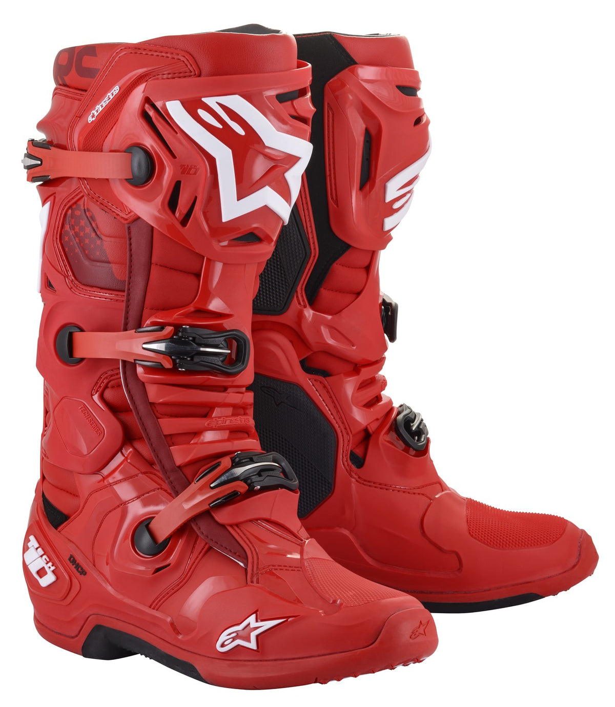 Boty Alpinestars Tech 10 červená