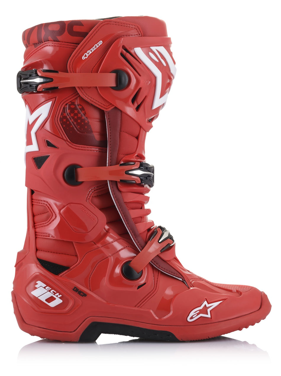 Boty Alpinestars Tech 10 červená