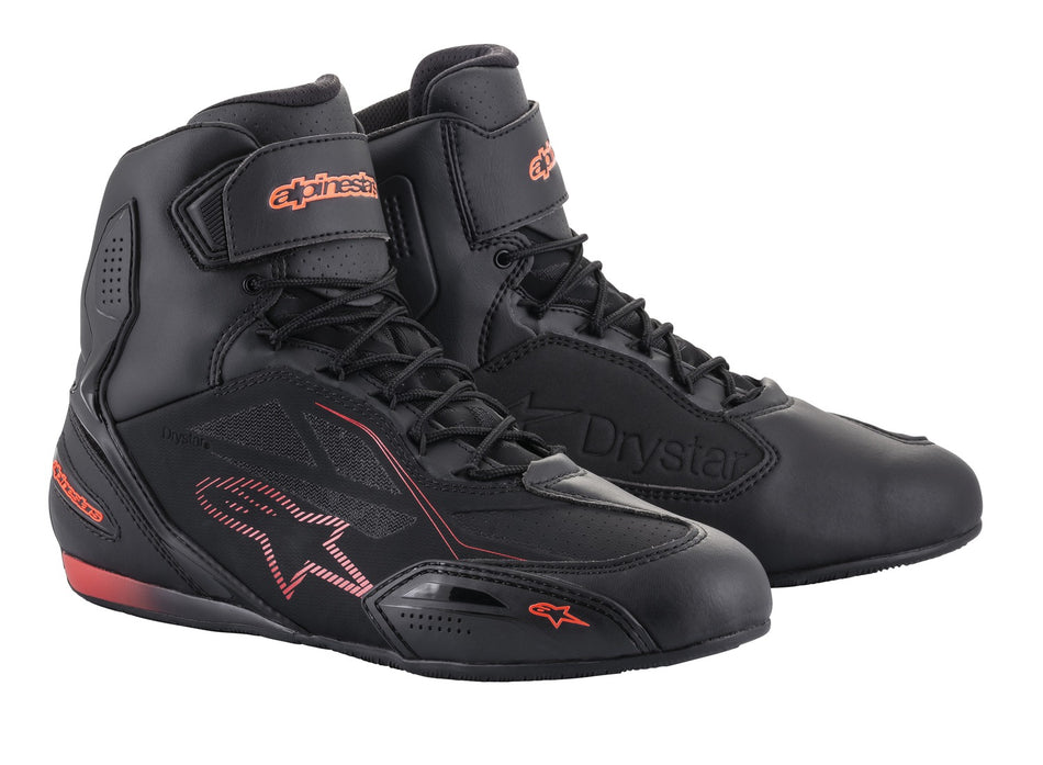 Boty Alpinestars FASTER-3 Drystar černá/červená fluo