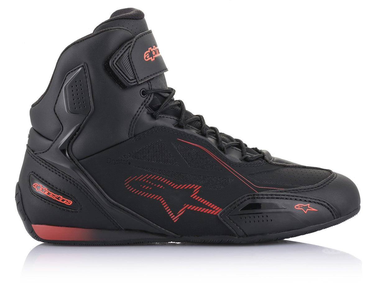 Boty Alpinestars FASTER-3 Drystar černá/červená fluo
