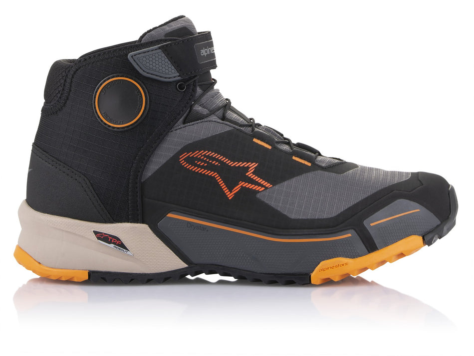 Boty Alpinestars CR-X Drystar černá/hnědá/oranžová