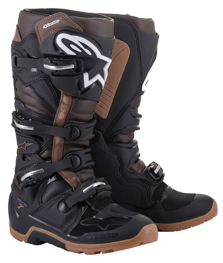 Boty Alpinestars Tech 7 Enduro černá/tmavá hnědá