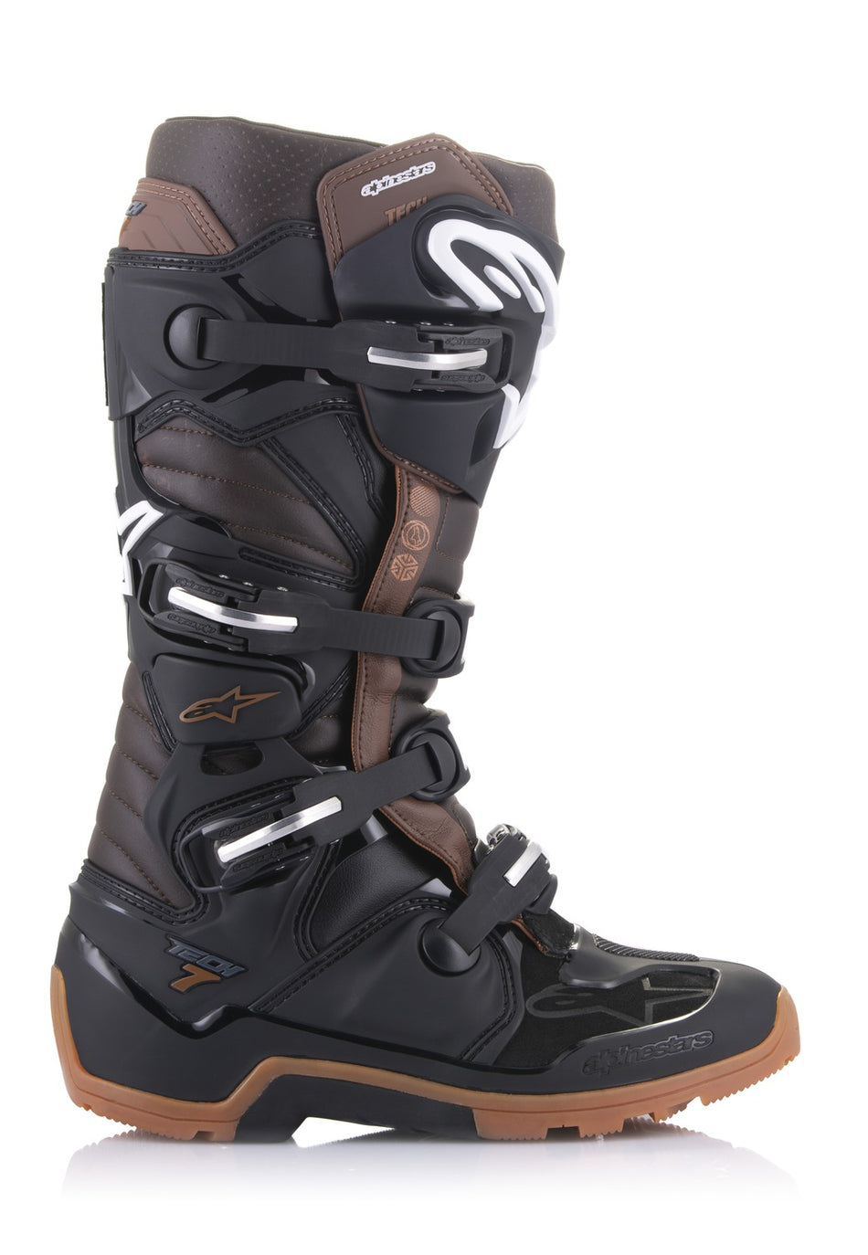 Boty Alpinestars Tech 7 Enduro černá/tmavá hnědá