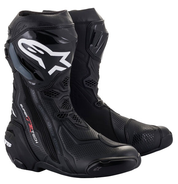 Boty Alpinestars Supertech R Vented černá, perforovaná obšívka