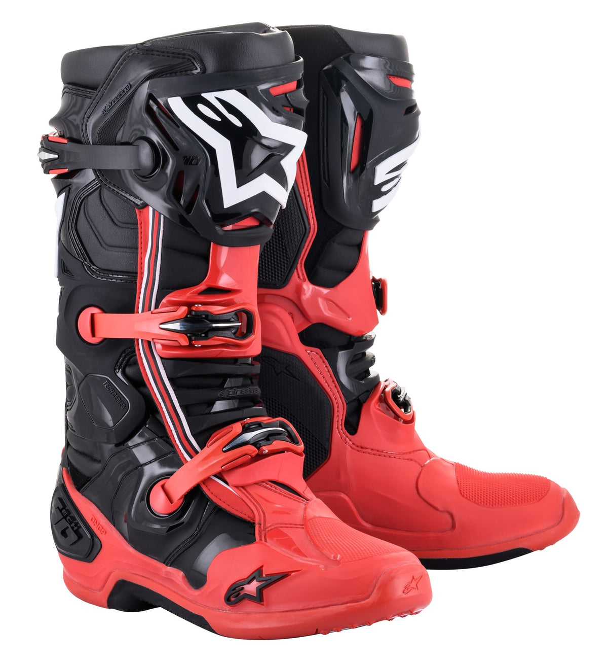 Boty Alpinestars Tech 10 limitovaná edice Acumen červená/černá/bílá