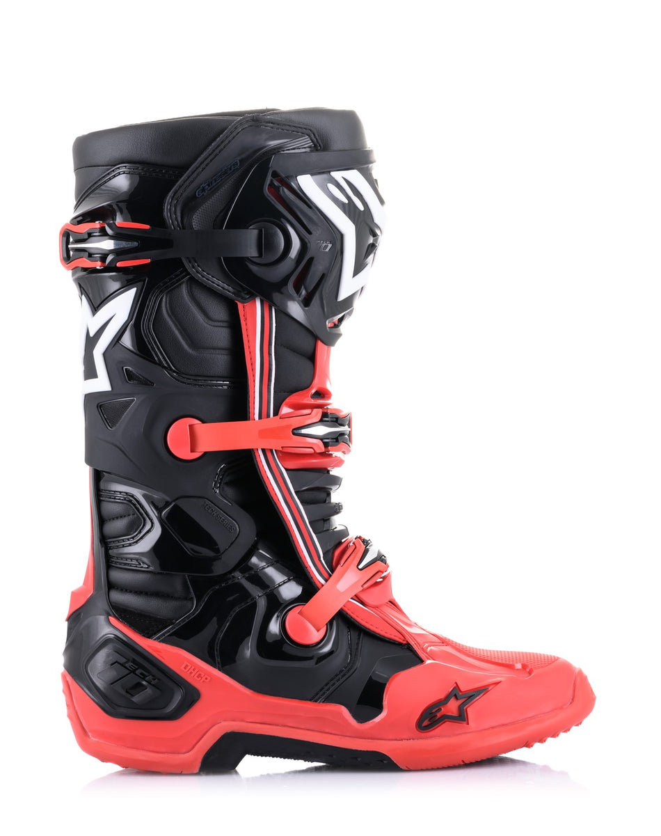 Boty Alpinestars Tech 10 limitovaná edice Acumen červená/černá/bílá