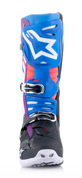 Boty Alpinestars Tech 10 Supervented perforované modrá/fialová/růžová/bílá/šedá/černá