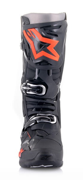 Boty Alpinestars Tech 10 černá/červená fluo/šedá