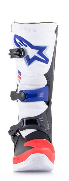 Boty Alpinestars Tech 3 bílá/černá/modrá/červená