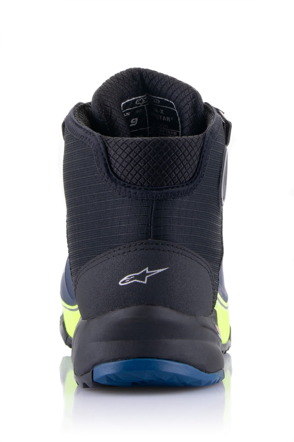 Boty Alpinestars CR-X Drystar modrá/žlutá fluo/černá