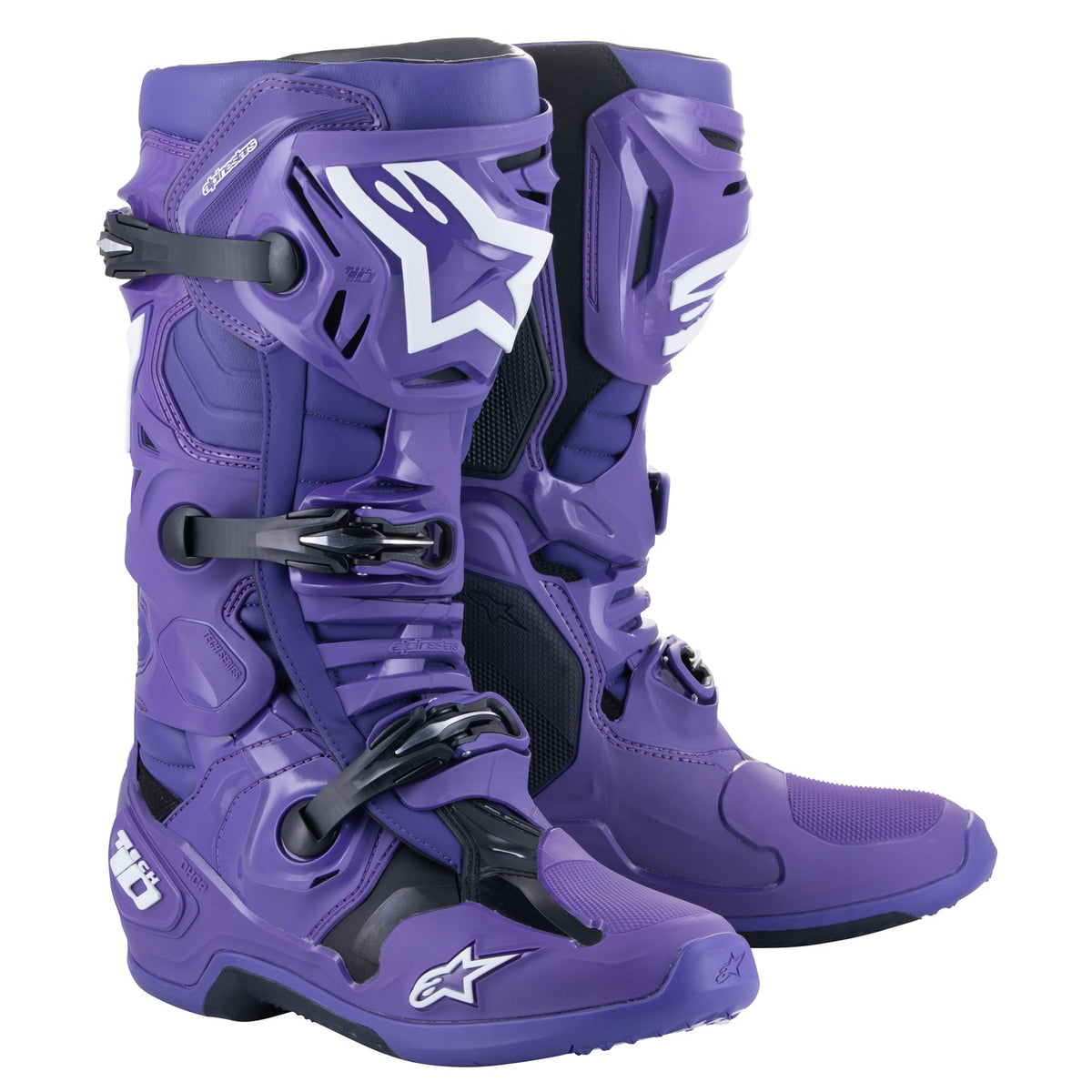 Boty Alpinestars Tech 10 fialová/černá/bílá