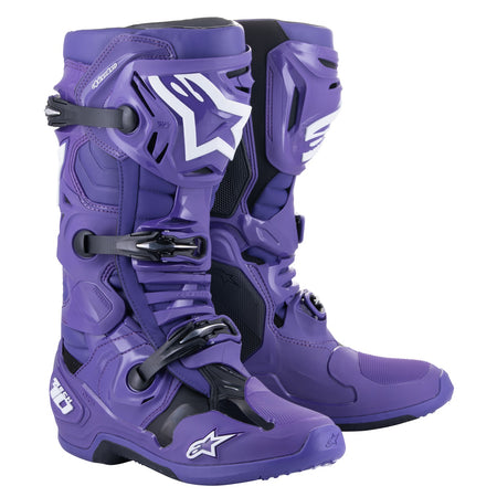 Boty Alpinestars Tech 10 fialová/černá/bílá