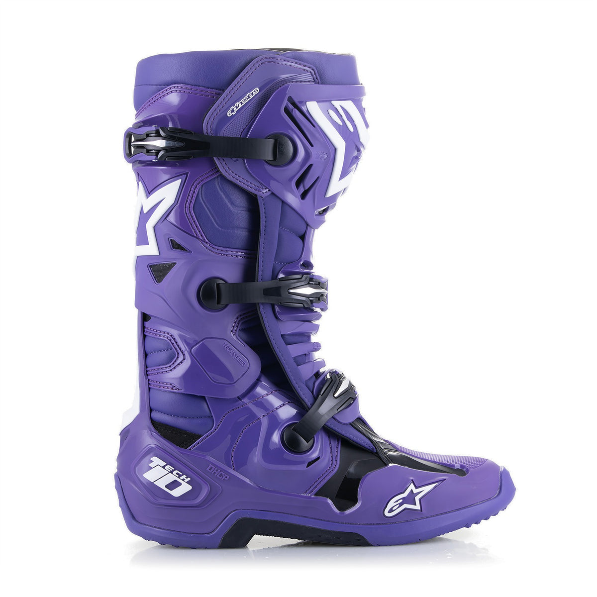 Boty Alpinestars Tech 10 fialová/černá/bílá