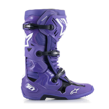 Boty Alpinestars Tech 10 fialová/černá/bílá