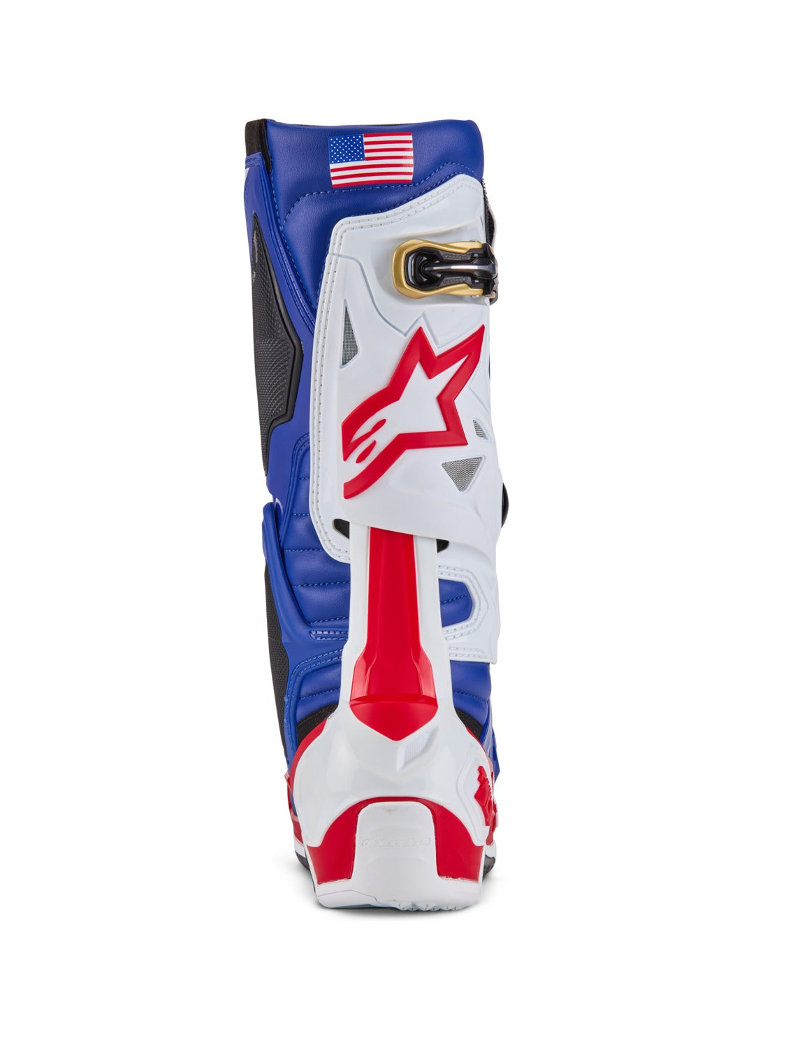 Boty Alpinestars Tech 10 limitovaná edice Union Redbud MX červená/modrá/bílá/černá