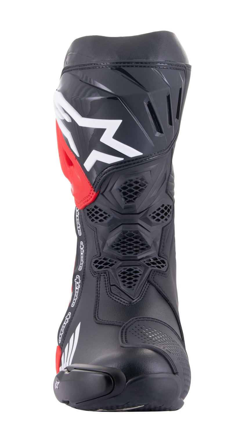 Boty Alpinestars Supertech R Honda černá/červená fluo/modrá/bílá