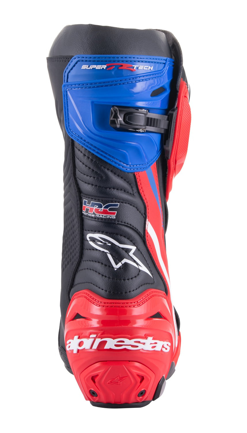 Boty Alpinestars Supertech R Honda černá/červená fluo/modrá/bílá