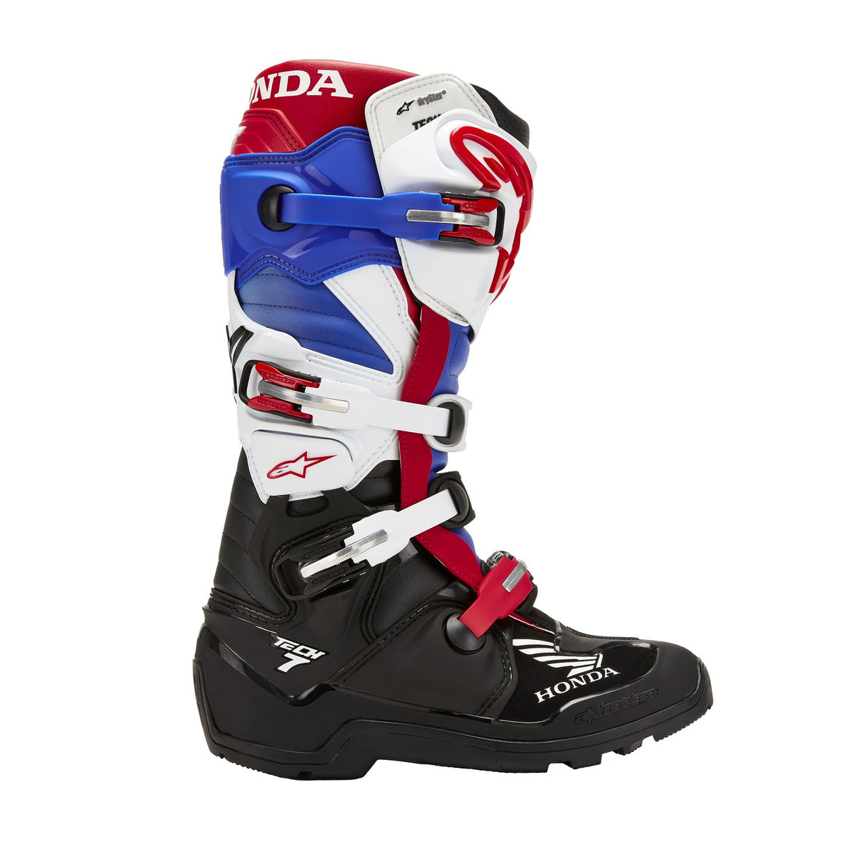 Boty Alpinestars Tech 7 Enduro Drystar Honda černá/bílá/modrá/červená