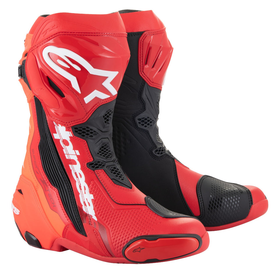 Boty Alpinestars Supertech R červená fluo/červená