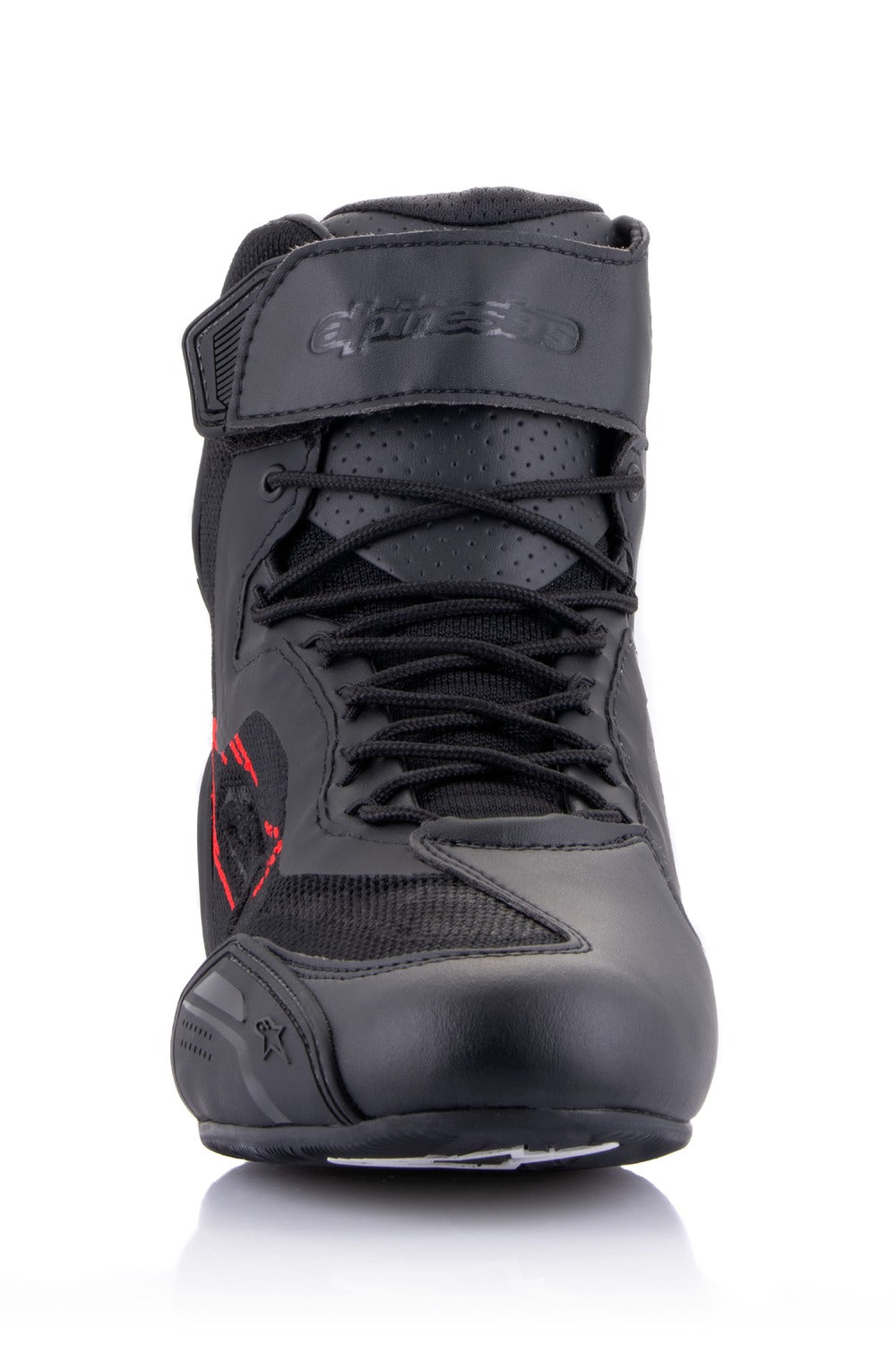 Boty Alpinestars FASTER-3 Rideknit černá/tmavě šedá/červená