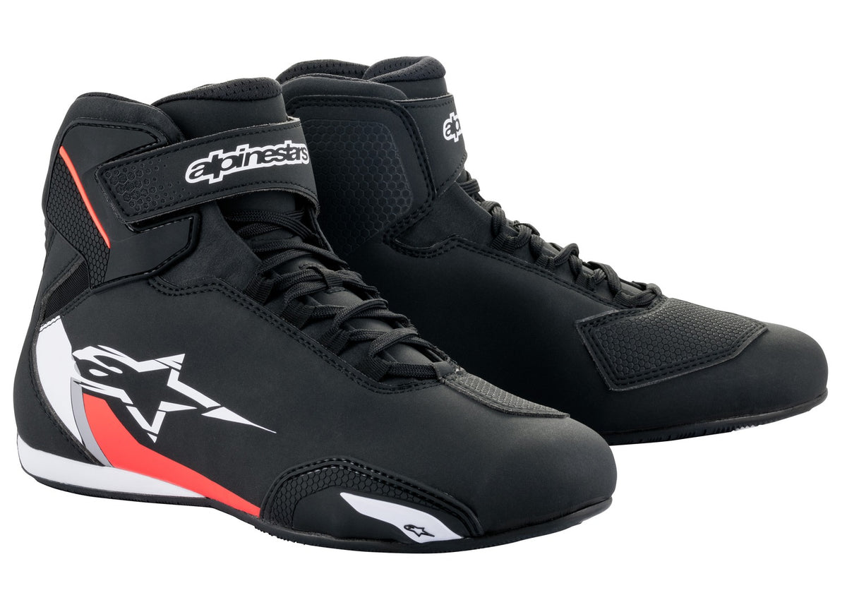 Boty Alpinestars Sektor černá/bílá/červená fluo