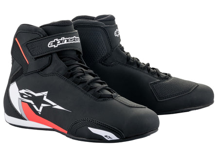 Boty Alpinestars Sektor černá/bílá/červená fluo