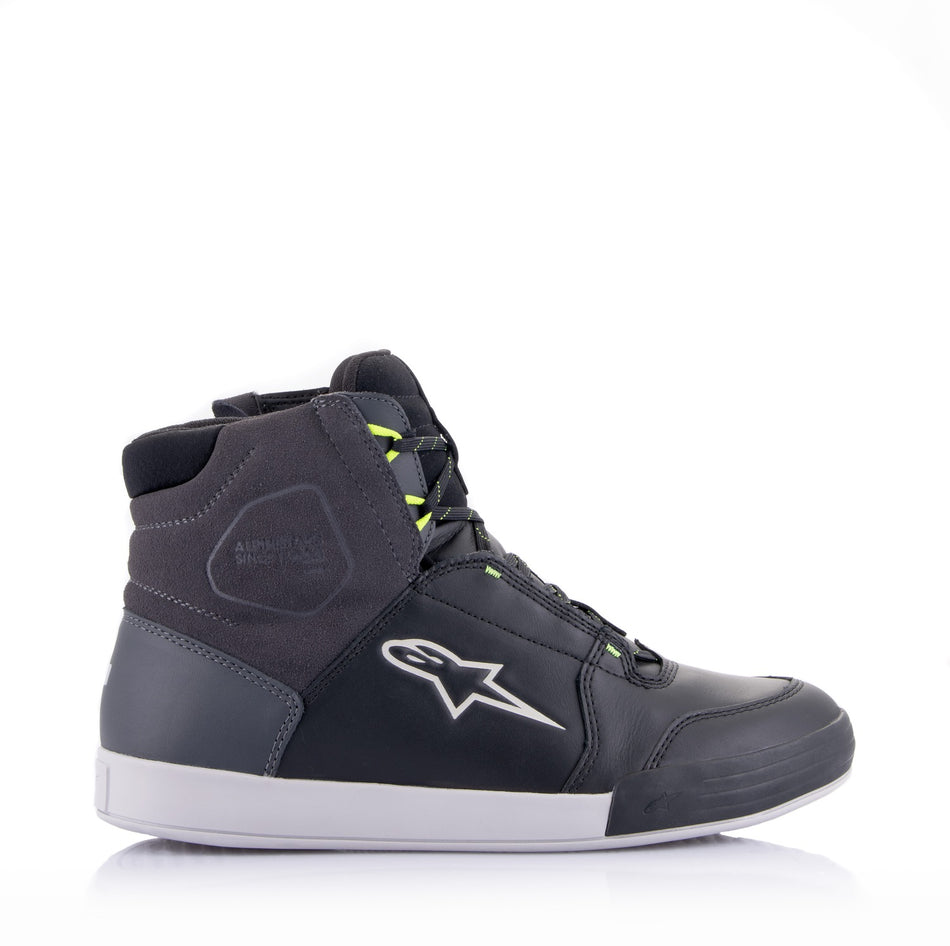 Boty Alpinestars Chrome Drystar černá/tmavě šedá/žlutá fluo