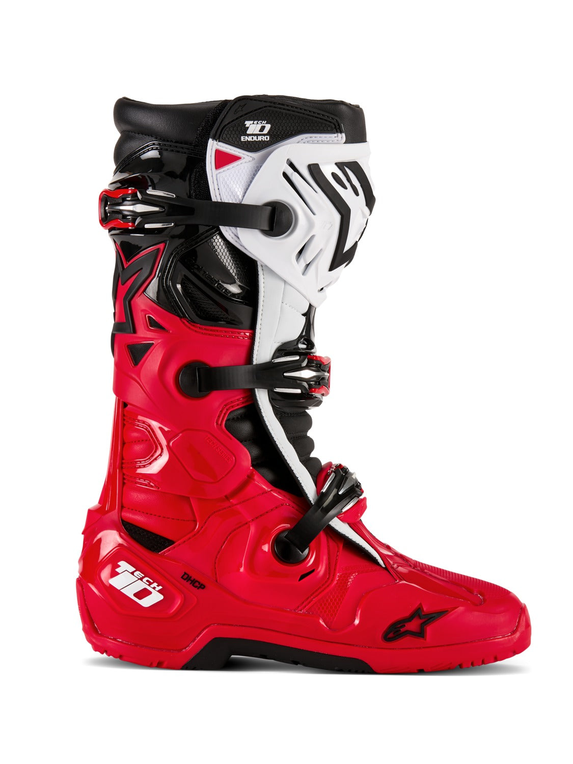 Boty Alpinestars Tech 10 Enduro červená/černá/bílá