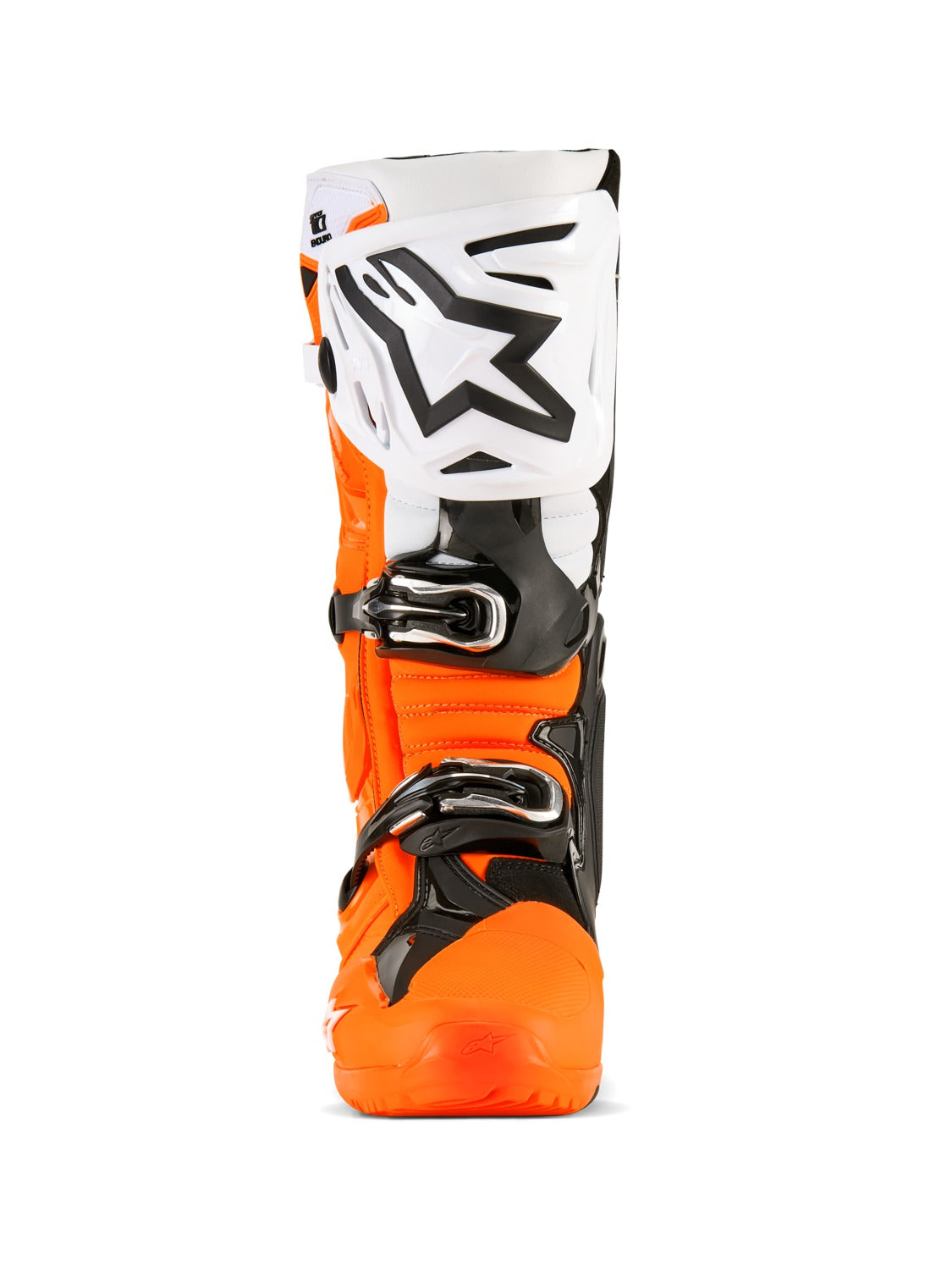 Boty Alpinestars Tech 10 Enduro oranžová fluo/černá/bílá