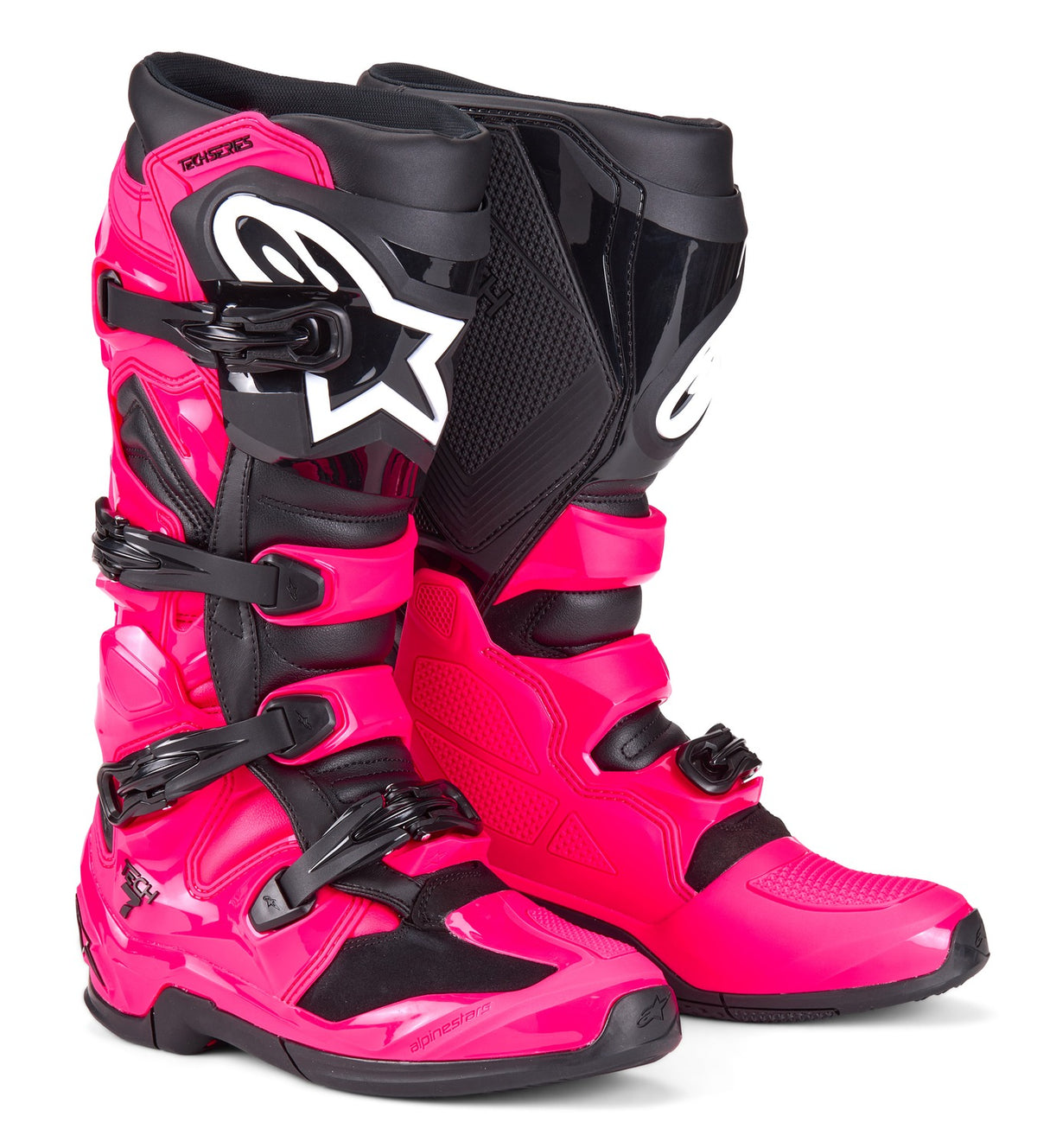 Boty Alpinestars Tech 7 růžová/černá