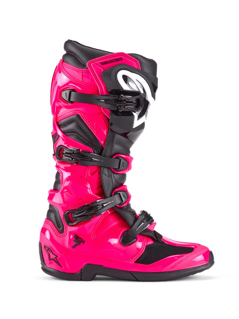 Boty Alpinestars Tech 7 růžová/černá