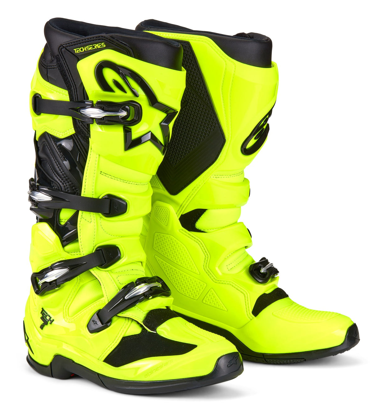 Boty Alpinestars Tech 7 žlutá fluo/černá