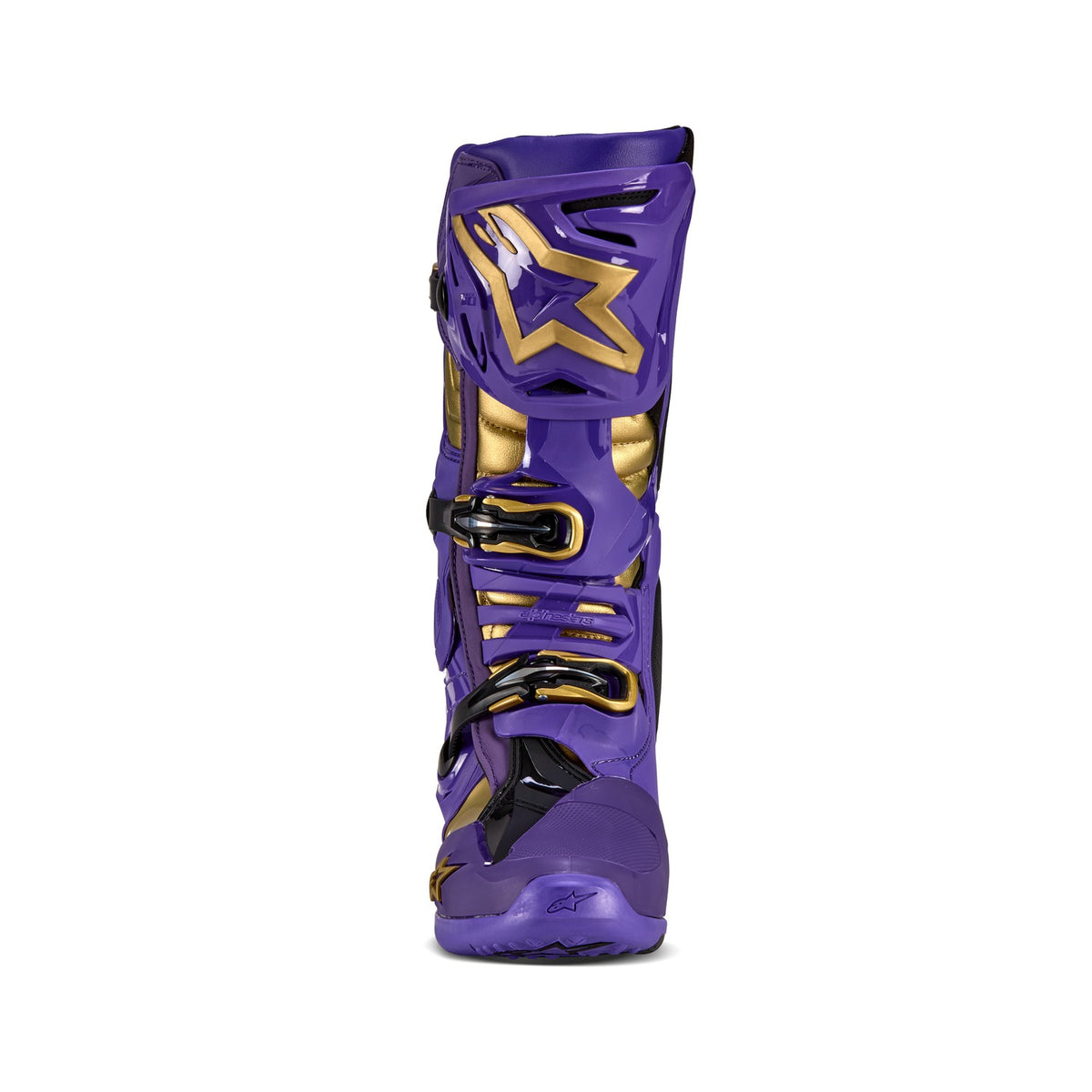 Boty Alpinestars Tech 10 limitovaná edice Champ fialová/zlatá