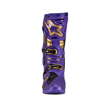 Boty Alpinestars Tech 10 limitovaná edice Champ fialová/zlatá