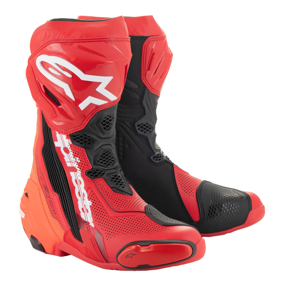 Boty Alpinestars Supertech R Vented červená fluo/červená