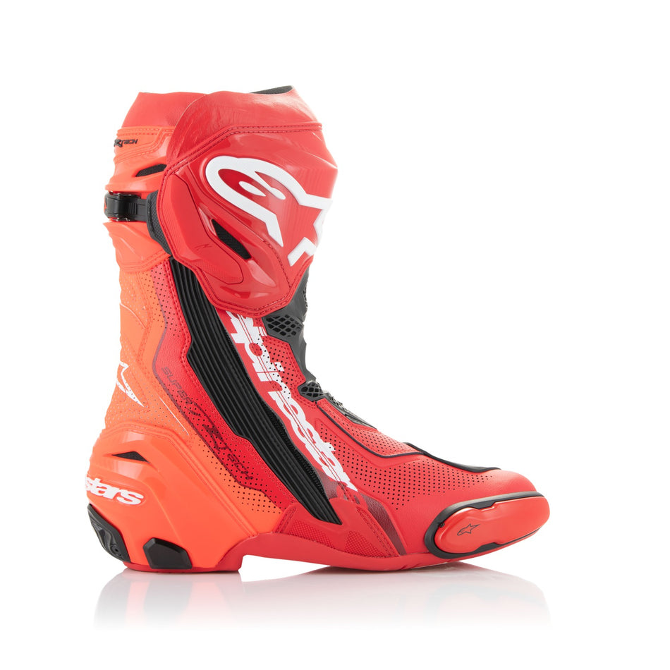 Boty Alpinestars Supertech R Vented červená fluo/červená