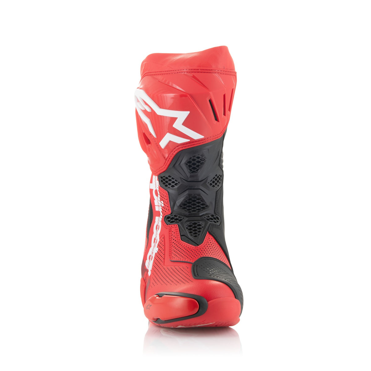 Boty Alpinestars Supertech R Vented červená fluo/červená