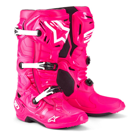 Boty Alpinestars Tech 10 růžová/černá/bílá