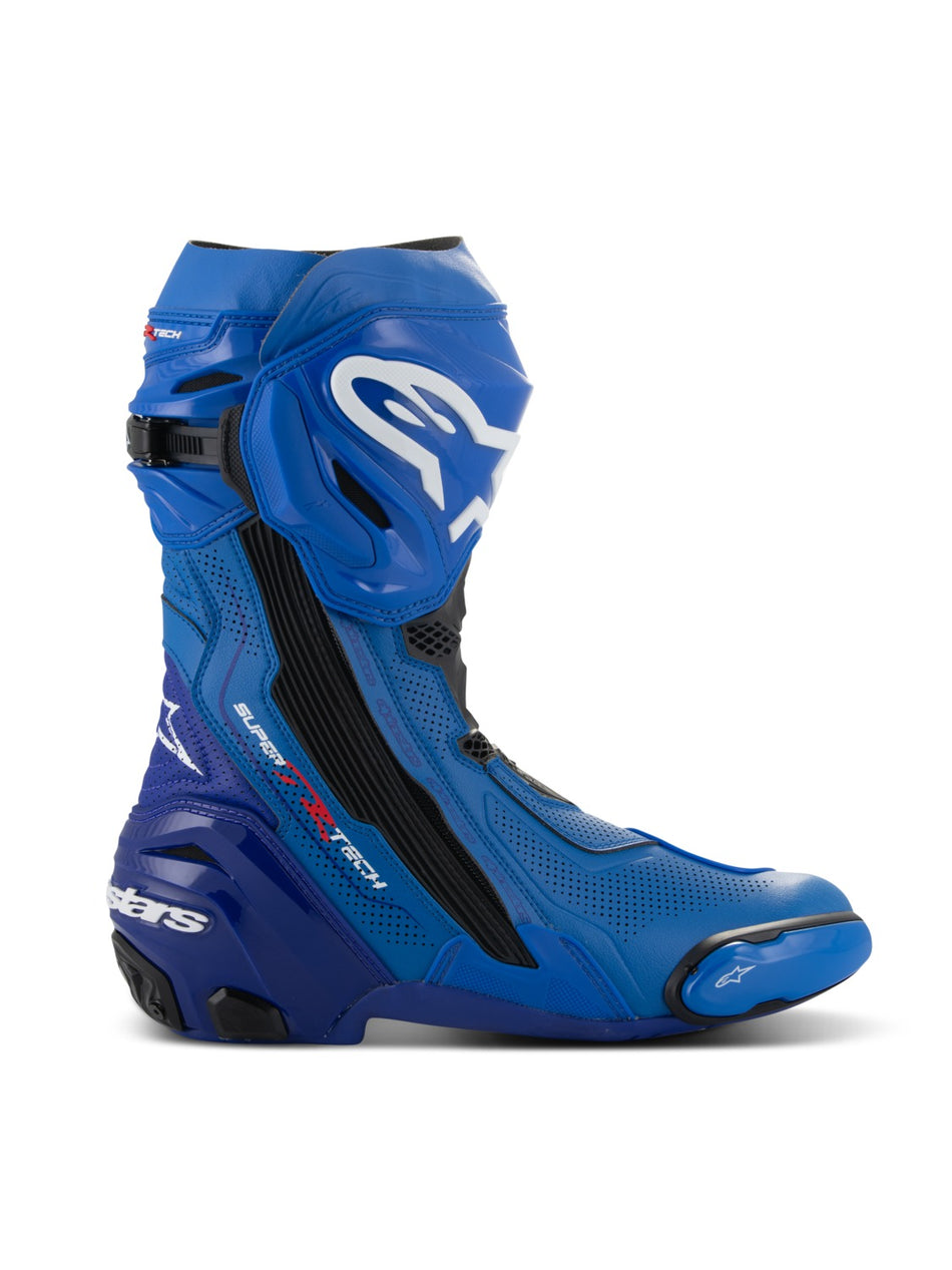 Boty Alpinestars Supertech R Vented modrá/černá, perforovaná obšívka