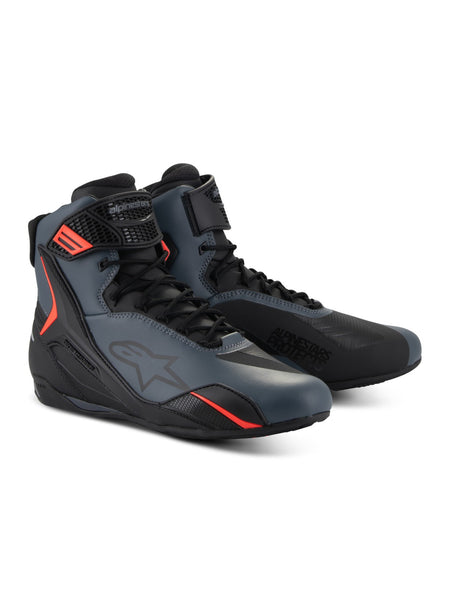 Boty Alpinestars FASTER-4 černá/šedá/červená fluo