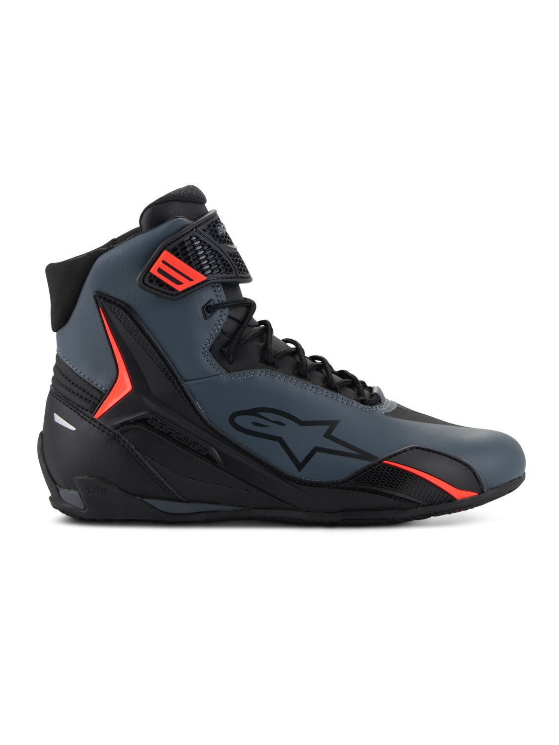 Boty Alpinestars FASTER-4 černá/šedá/červená fluo
