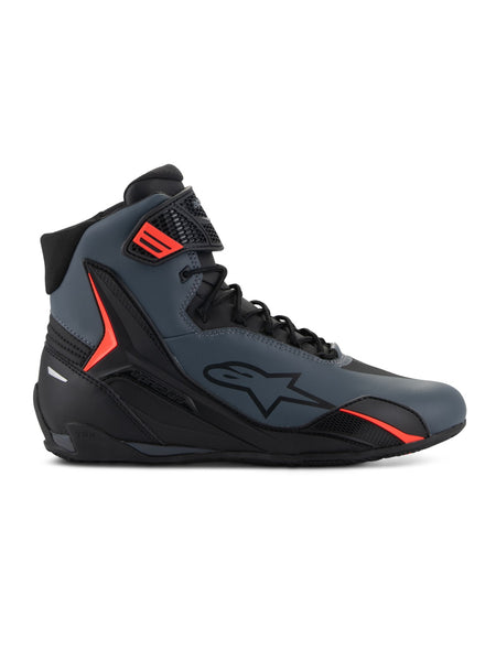 Boty Alpinestars FASTER-4 černá/šedá/červená fluo