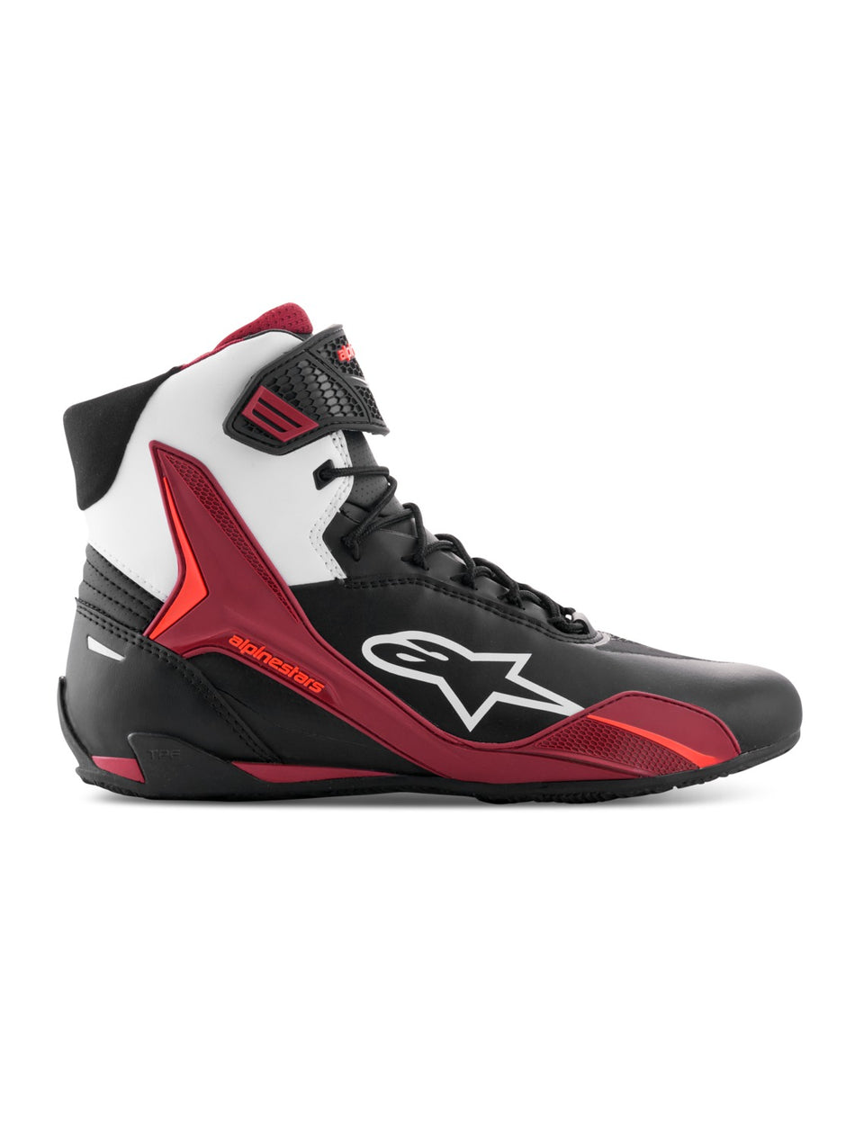Boty Alpinestars FASTER-4 černá/bílá/tmavě červená