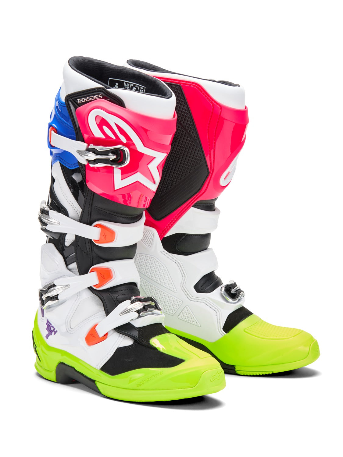 Boty Alpinestars Tech 7 limitovaná edice HAY multicolor