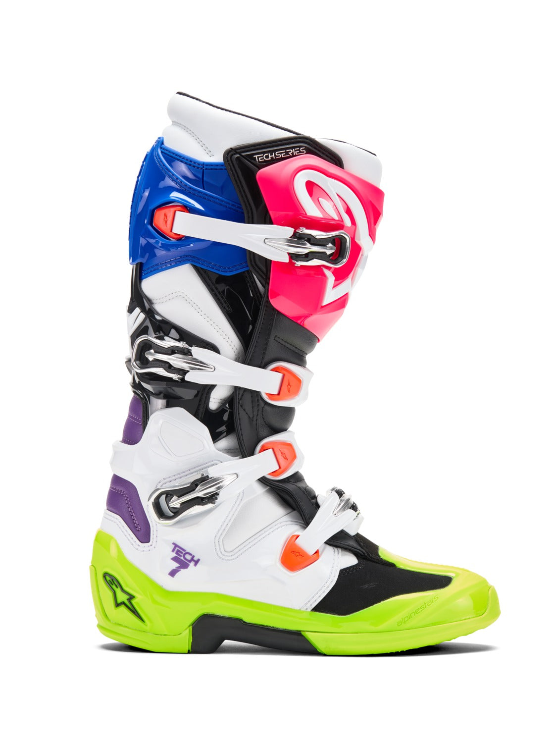 Boty Alpinestars Tech 7 limitovaná edice HAY multicolor