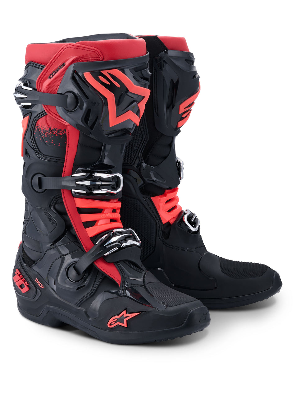 Boty Alpinestars Tech 10 černá/červená
