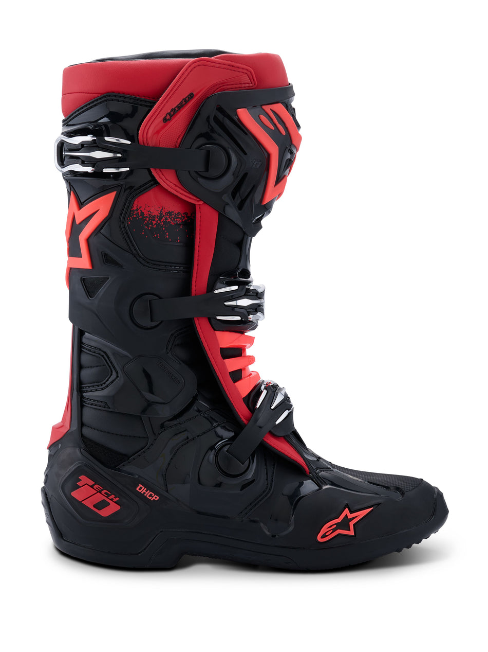 Boty Alpinestars Tech 10 černá/červená