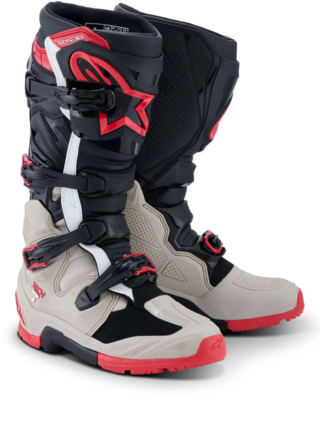 Boty Alpinestars Tech 7 Enduro černá/světle šedá/červená