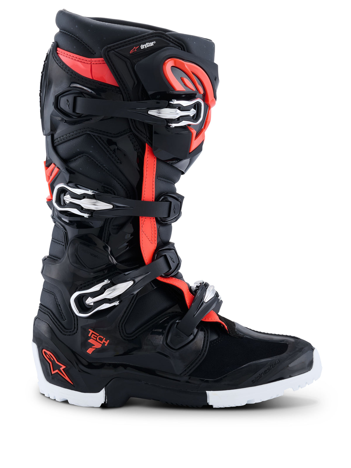 Boty Alpinestars Tech 7 Enduro Drystar černá/červená fluo/bílá