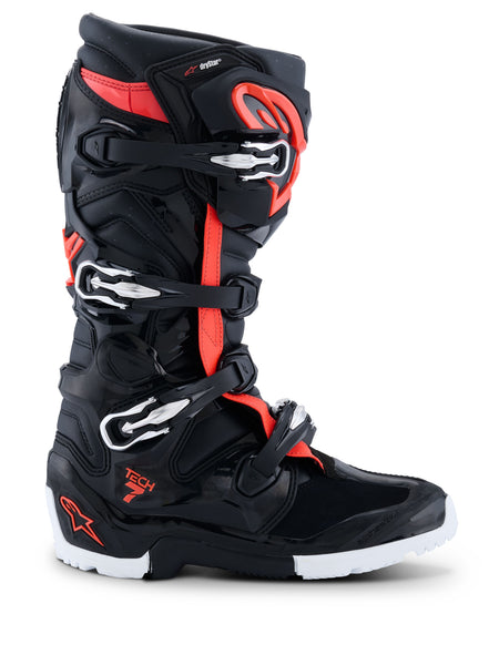 Boty Alpinestars Tech 7 Enduro Drystar černá/červená fluo/bílá